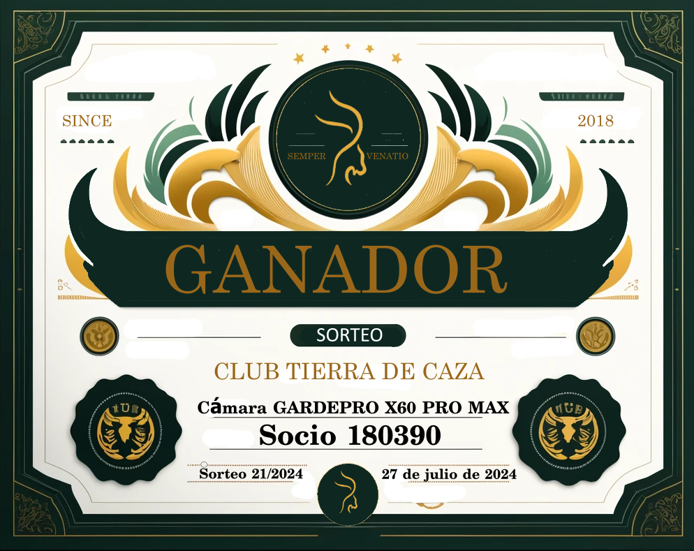 ¡Felicidades al Ganador del Sorteo 21/2024: Cámara GardePro X60 Pro Max!