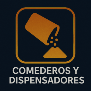 4 COMEDEROS Y DISPENSADORES
